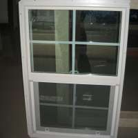 American single hung PVC/UPVC window double hung window