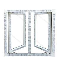 High quality heart-insulation PVC/UPVC casement windows