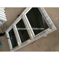 3 panel triple pvc casement window operator