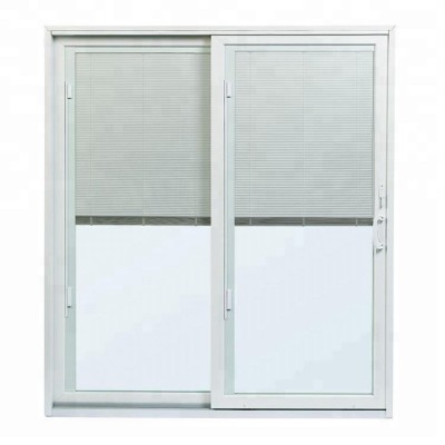 Elegant pvc/upvc/ vinyl insulated shutter windows for sunshade